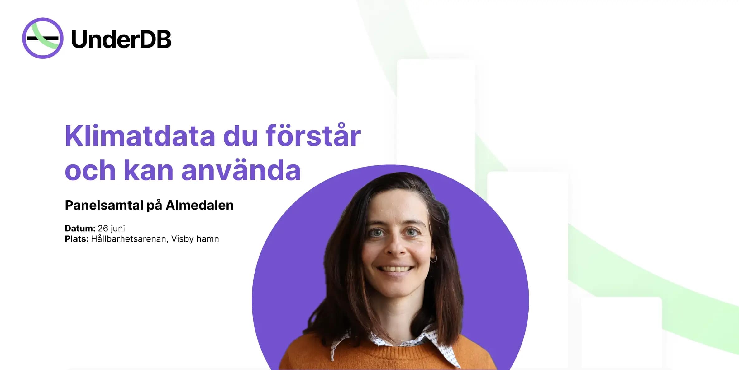 LFM30 håller ett panelsamtal i Almedalen om klimatdata